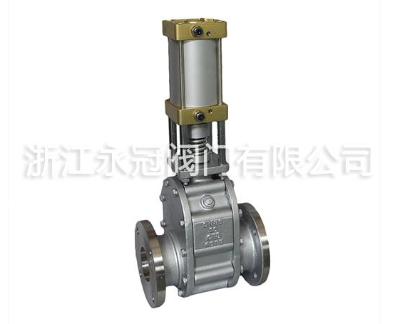 氣動陶瓷雙閘板閥 氣動陶瓷雙閘板閥